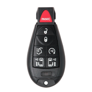 chrysler dodge volkswagen 7 button replacement remote key iyz c01c 56046708ag with durashell technology aftermarket