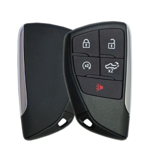 chevrolet 5 button smart key ygog21tb2, 13548437, 433 mhz aftermarket