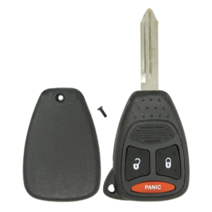3 button remote key shell for chrysler jeep dodge kobdt04a big buttons aftermarket