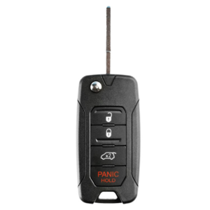 jeep renegade 4 button flip key 2adftfi5am433tx, fi5 am433tx, 433 mhz aftermarket