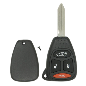 4 button remote key shell for chrysler jeep dodge kobdt04a big buttons aftermarket