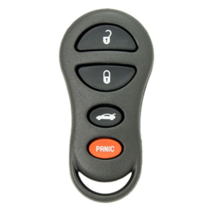 chrysler, dodge 4 button remote gq43vt9t, 04759008, 04602268ac, 315 mhz aftermarket