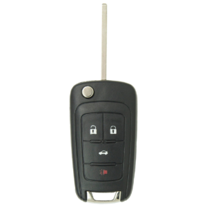 4 button replacement remote flip key for gm oht01060512 aftermarket