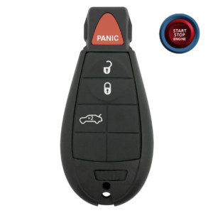jeep grand cherokee 4 button smart key iyz c01c, 433 mhz premium aftermarket