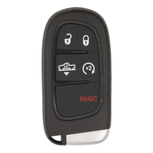dodge ram 5 button smart key gq4 54t 68159657ag 433 mhz aftermarket