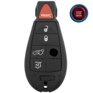 jeep grand cherokee 5 button smart key, iyz c01c 68051665af 433 mhz aftermarket