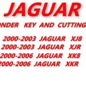 jaguar key and cutting service 2000 2006 xj8, xjr, xk8, xkr,