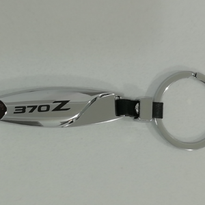 nissan 370z silver metal aftermarket keychain
