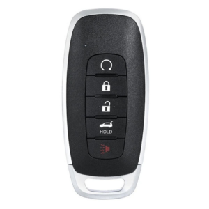 nissan 5 button proximity smart key kr5txpz3, 285e3 7la7a, 433 mhz aftermarket