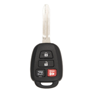 4 button w/ hatch remote key replacement for toyota rav4 hyq12bdm / 89070 42d40 h chip, tls kh4 025 afb zzzz 001 aftermarket