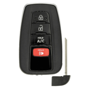 toyota prius prime 4 button smart key hyq14fbe, 89904 47460, 315 mhz aftermarke