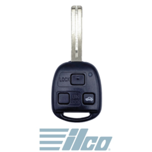 ilco 3 button remote head key short blade for toyota/lexus/scion, hyq12bbt