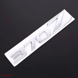 nissan 370z rear metal chrome emblem