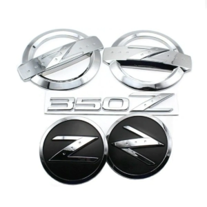 nissan 350z 5 piece emblem kit