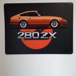 datsun 280zx thin metal poster