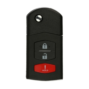 mazda 3 button 40 bit remote flip key bgbx1t478ske125 01, cc43 67 5ryc, 315 mhz aftermarket