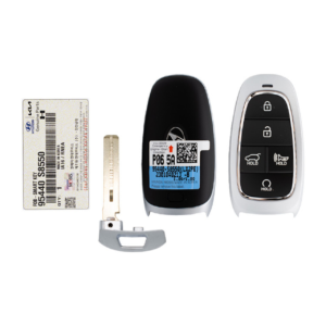 hyundai 5 button proximity smart key tq8 fob 4f27, 95440 s8550, 433 mhz new, oem