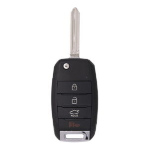 kia 4 button remote flip key osloka 875t (yd), 95430 a7200, 433 mhz aftermarket