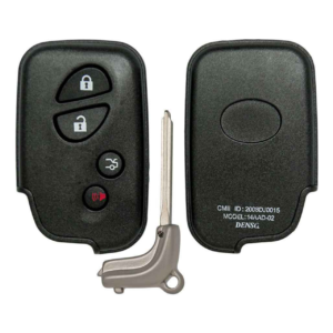 4 button shell for lexus smart key remote key hyq14aab, hyq14acx, hyq14aaf aftermarket