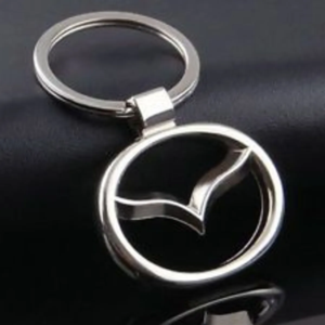 mazda logo keychain