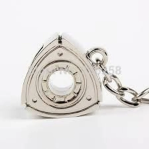 mazda (rx 7 & rx 8) engine rotor keychain (silver)