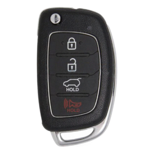 hyundai 4 button remote flip key tq8 rke 4f25, 95430 d3010, 433 mhz aftermarket