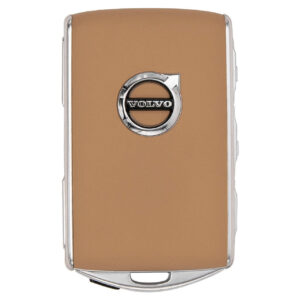 volvo 4 button light brown proximity smart keys ygohuf8423, 31419896, 433 mhz (2 pack) new, oem