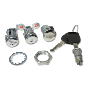 kenworth – ignition, 2 door & 1 baggage door lock set (aftermarket)