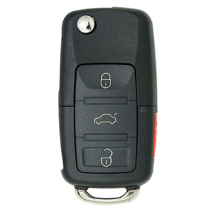 4 button remote flip key replacement for vw volkswagen beetle nbg92596263 1j0959753 (am/dc)