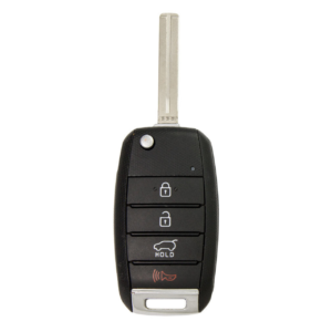 kia 4 button remote flip key osloka 875t (psd1), 95430 b2101, 433 mhz aftermarket