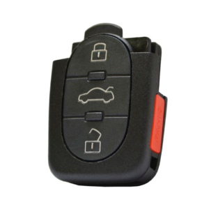 audi replacement 4 button remote head flip key myt8z0837231, 4d0837231e, 315 mhz aftermarket
