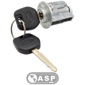 asp subaru coded ignition cylinder lock b110 & keys, c 29 108