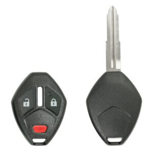 3 button shell for mitsubishi remote head key