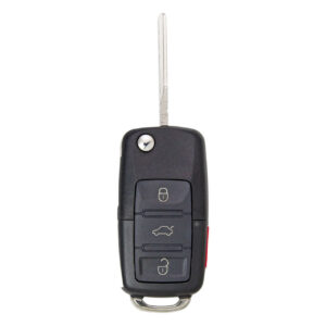 volkswagen 4 button remote flip key 1j0959753am aftermarket