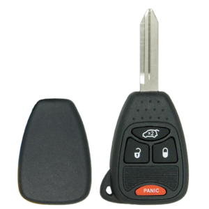 durashell rugged 4 button remote head key shell forjeep oht692427aa small buttons aftermarket