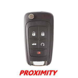 buick 5 button flip key p409mk74946931, oht05918179, 315 mhz aftermarket