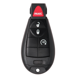 ram 4 button fobik remote key with durashell technology gq4 53t, 56046955, 433 mhz aftermarket