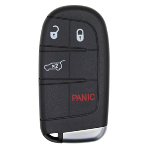 jeep 4 button smart key (version 2) m3n 40821302, 68143504ab, 433 mhz aftermarket
