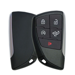 chevrolet 5 button smart key ygog21tb2, 13548437, 433 mhz aftermarket