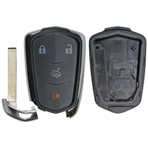 cadillac 4 button smart key shell case only no electronics hyq2ab, 13594023 aftermarket