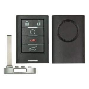 2010 2014 cadillac srx 5 button smart key remote shell only no electronics nbg009768t aftermarket