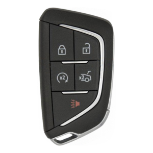 cadillac 5 button smart key yg0g20tb1, 13536990, 433 mhz aftermarket