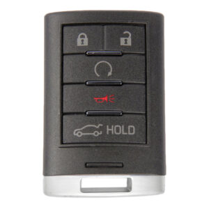 cadillac 5 button smart key nbg009768t 22856930 315 mhz aftermarket