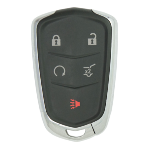 cadillac 5 button smart key hyq2eb 13510245 433 mhz aftermarket