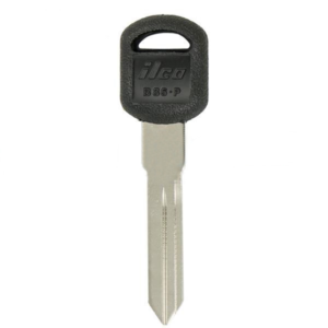 pontiac ilco aj01616012 b86 p plastic head key no transponder aftermarket